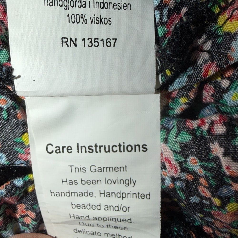 Motel Floral Spaghetti Strap Dress XS - Picture 5 of 7